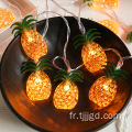 Chaîne lumineuse en forme d'ananas LED